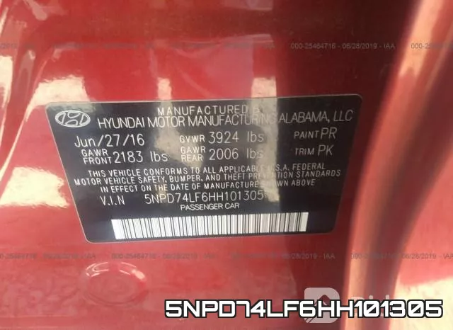 5NPD74LF6HH101305 фото 10