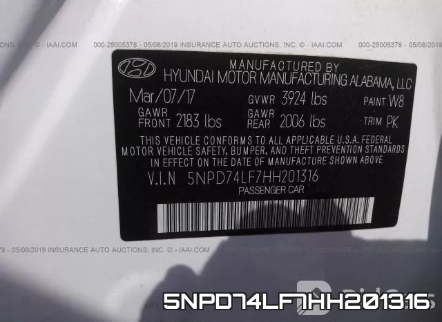 5NPD74LF7HH201316 фото 10