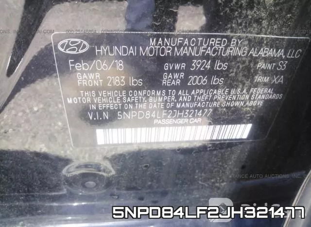 5NPD84LF2JH321477 фото 10