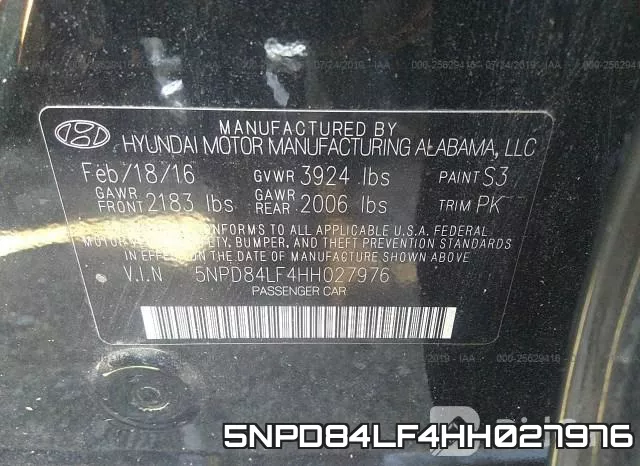 5NPD84LF4HH027976 фото 10