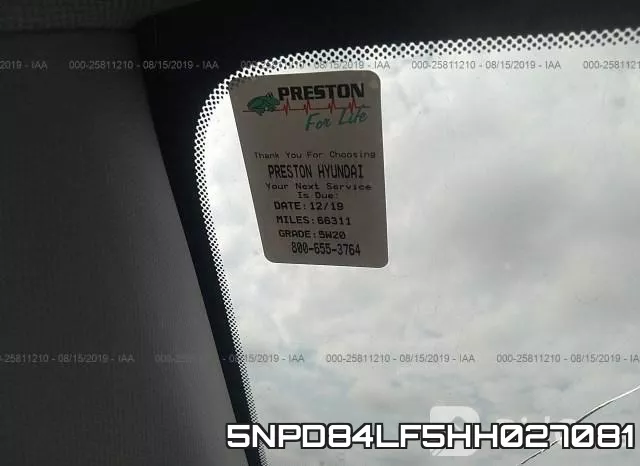 5NPD84LF5HH027081 фото 8