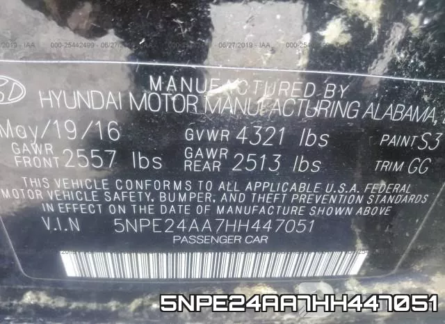 5NPE24AA7HH447051 фото 10