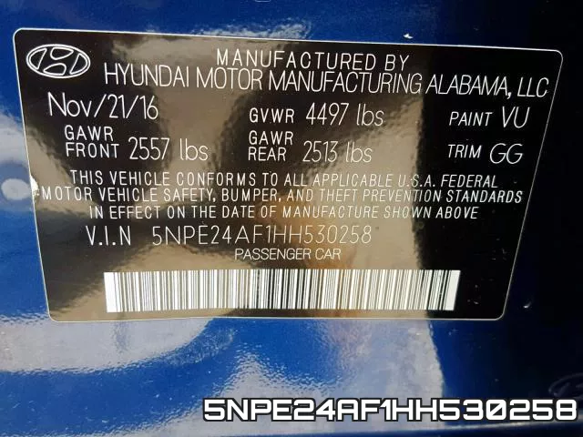 5NPE24AF1HH530258 фото 2