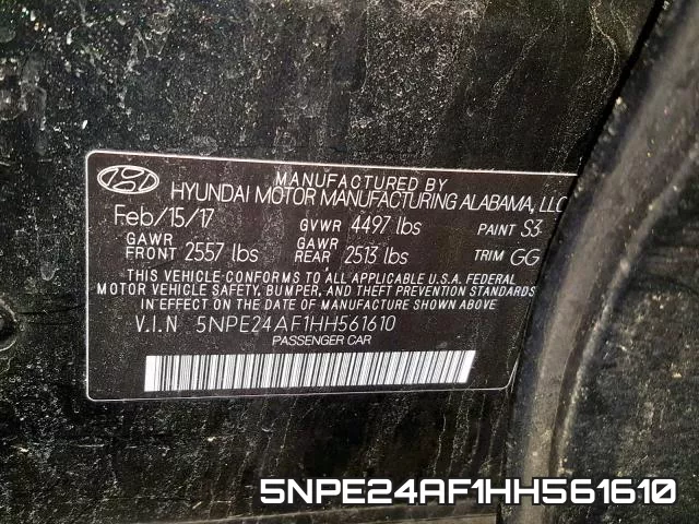 5NPE24AF1HH561610 фото 2