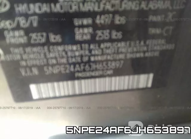 5NPE24AF6JH653897 фото 10
