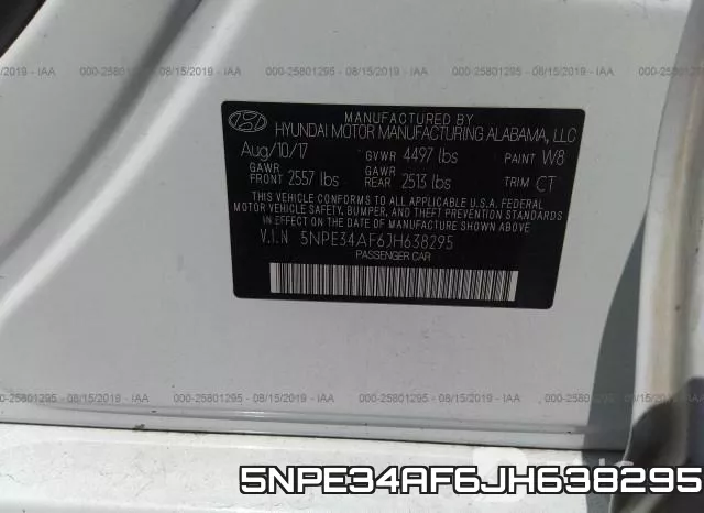 5NPE34AF6JH638295 фото 10