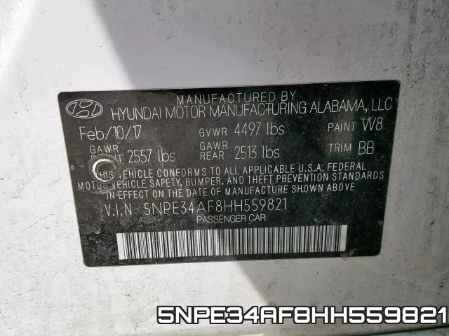 5NPE34AF8HH559821 фото 2