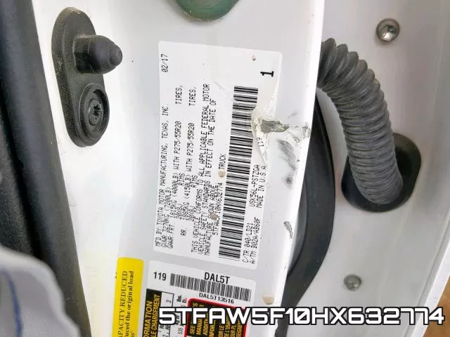 5TFAW5F10HX632774 фото 2