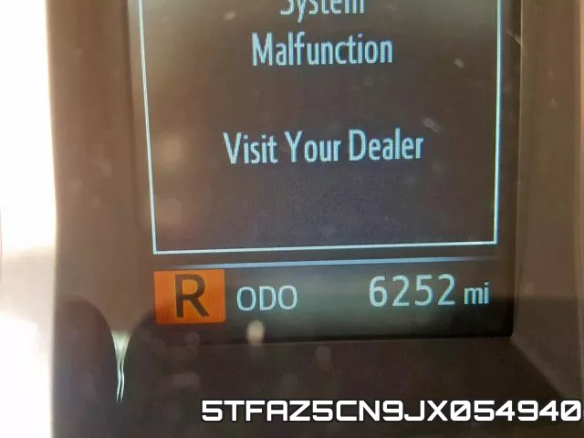 5TFAZ5CN9JX054940 фото 9