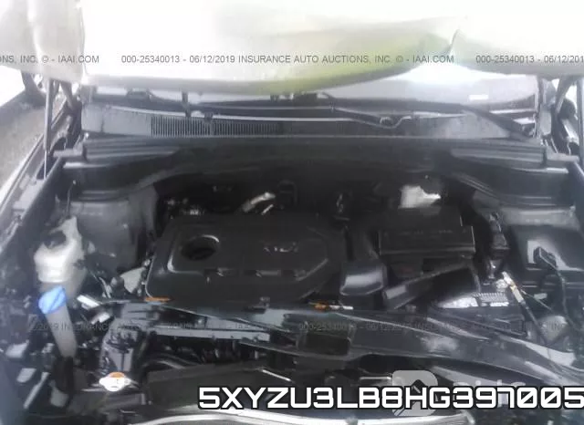 5XYZU3LB8HG397005 фото 2