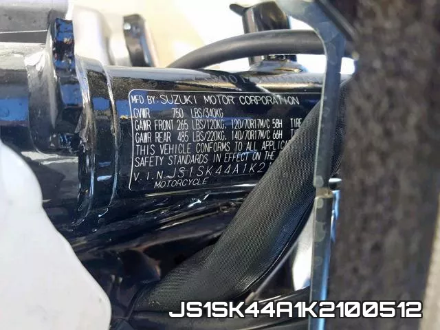 JS1SK44A1K2100512 фото 2