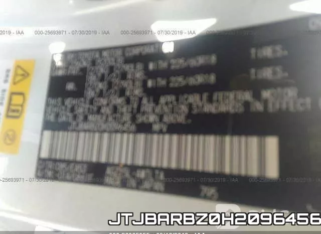 JTJBARBZ0H2096456 фото 10