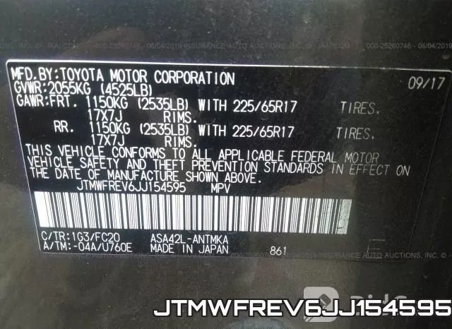 JTMWFREV6JJ154595 фото 10