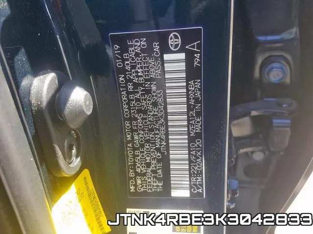 JTNK4RBE3K3042833 фото 2