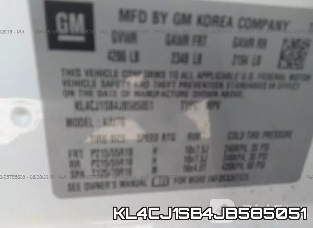 KL4CJ1SB4JB585051 фото 9