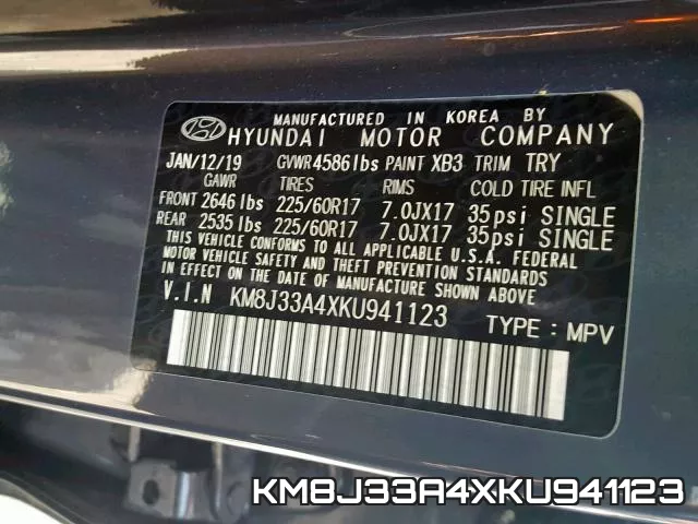 KM8J33A4XKU941123 фото 2