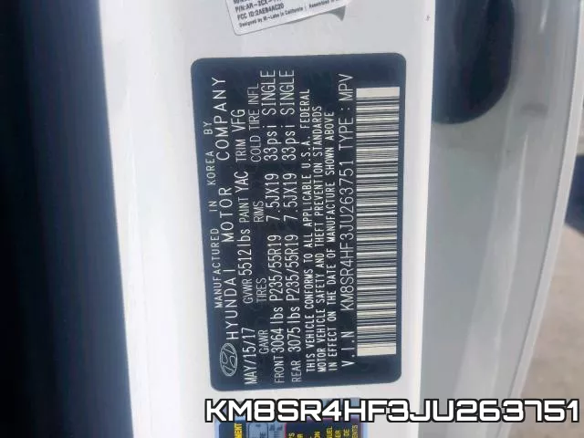 KM8SR4HF3JU263751 фото 2