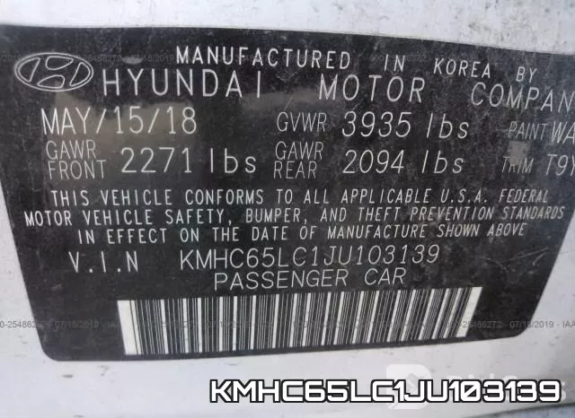 KMHC65LC1JU103139 фото 10