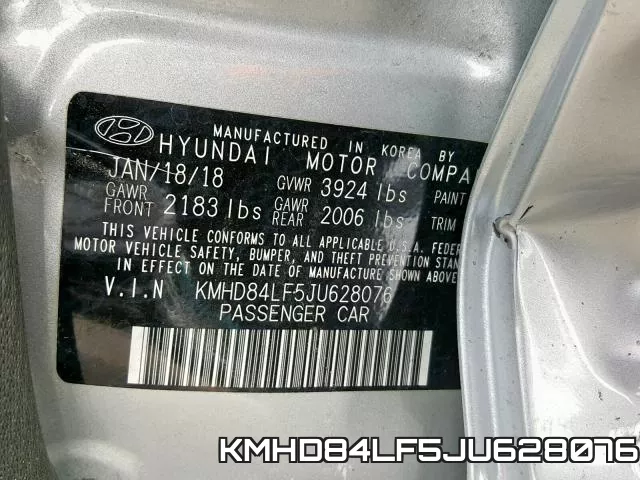 KMHD84LF5JU628076 фото 2