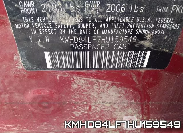 KMHD84LF7HU159549 фото 10