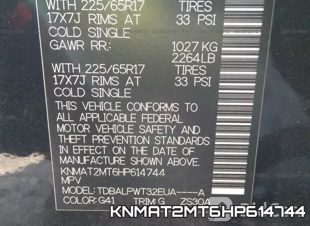 KNMAT2MT6HP614744 фото 10