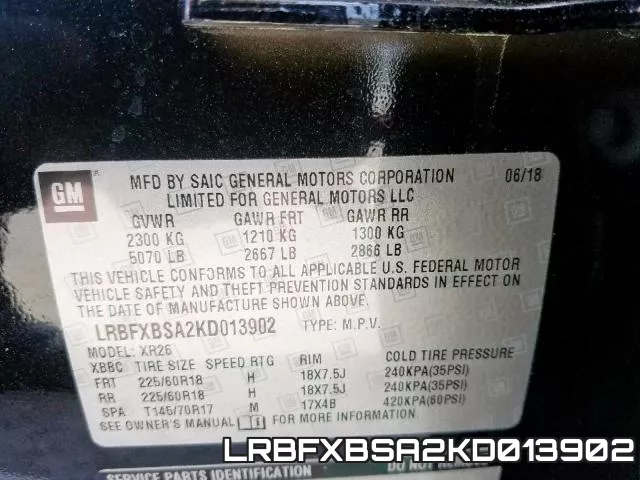 LRBFXBSA2KD013902 фото 2