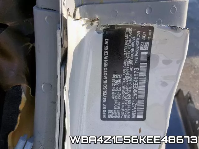 WBA4Z1C56KEE48673 фото 2