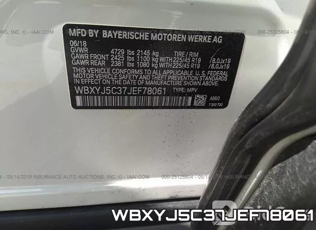 WBXYJ5C37JEF78061 фото 10