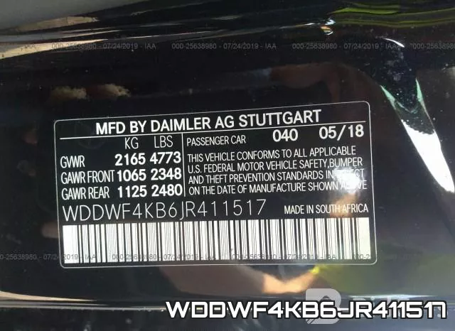 WDDWF4KB6JR411517 фото 10