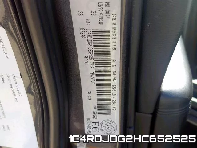 1C4RDJDG2HC652525 фото 2