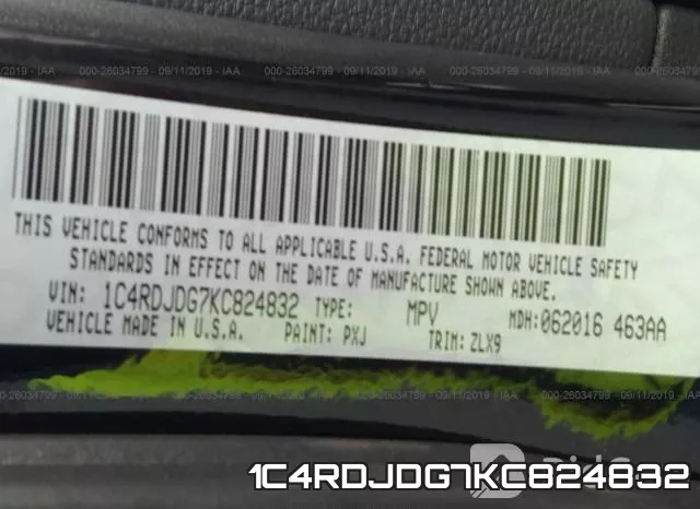 1C4RDJDG7KC824832 фото 10