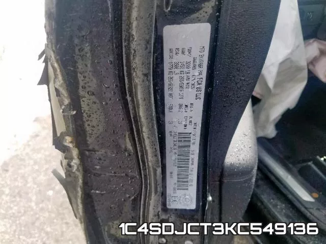 1C4SDJCT3KC549136 фото 2