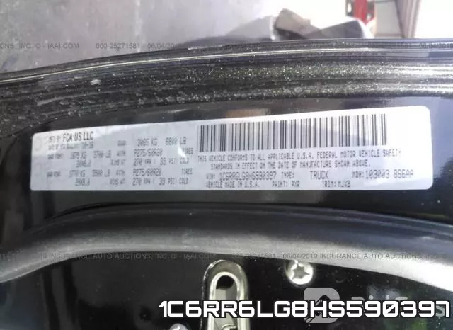 1C6RR6LG8HS590397 фото 10