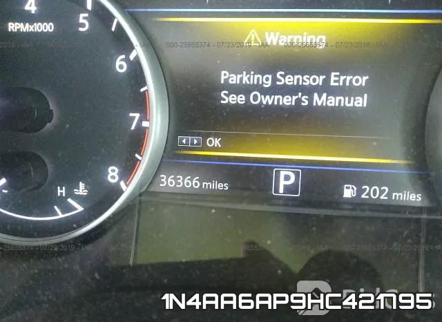 1N4AA6AP9HC421795 фото 8