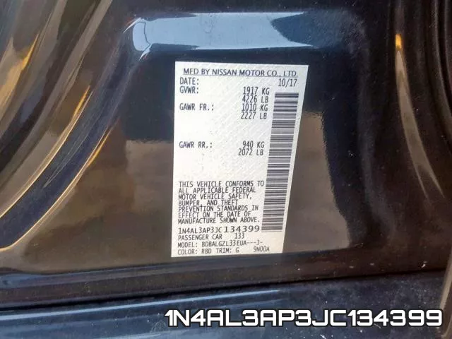 1N4AL3AP3JC134399 фото 2