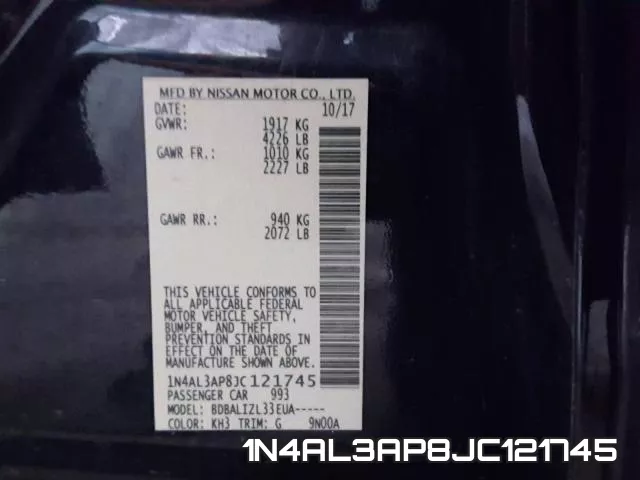 1N4AL3AP8JC121745 фото 2