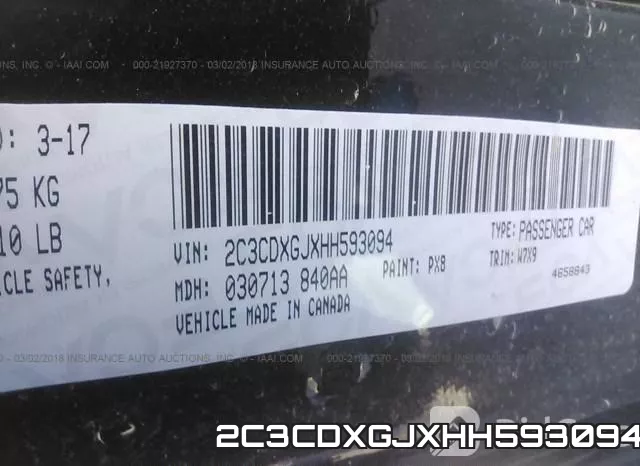 2C3CDXGJXHH593094 фото 10