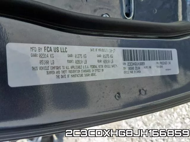 2C3CDXHG8JH166859 фото 2