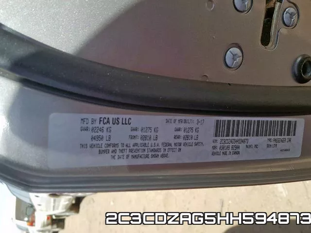 2C3CDZAG5HH594873 фото 2