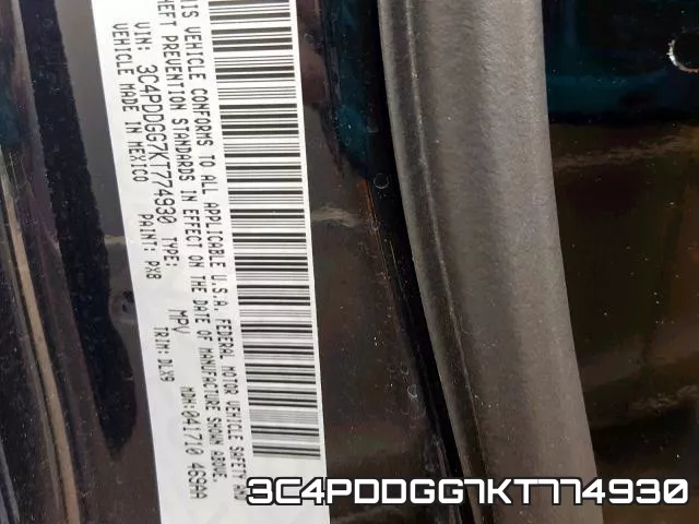 3C4PDDGG7KT774930 фото 2
