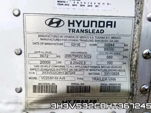3H3V532C8HT367245 фото 2