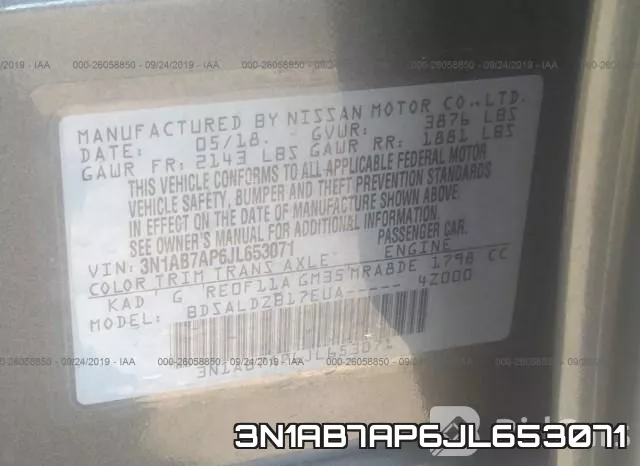 3N1AB7AP6JL653071 фото 10