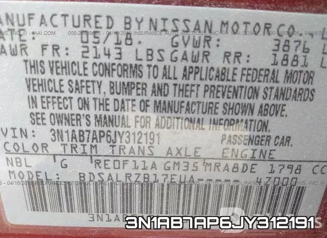 3N1AB7AP6JY312191 фото 10