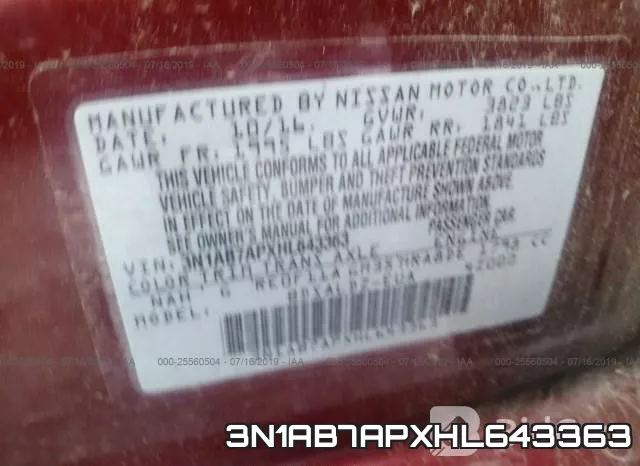 3N1AB7APXHL643363 фото 10