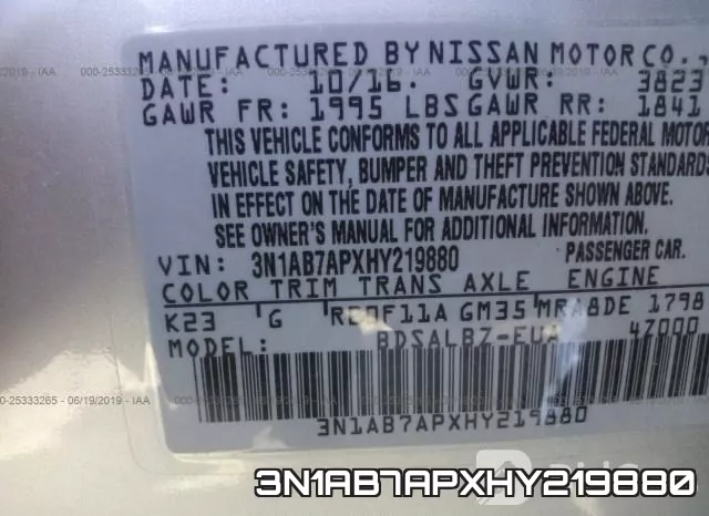 3N1AB7APXHY219880 фото 10
