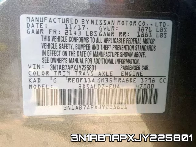 3N1AB7APXJY225801 фото 2