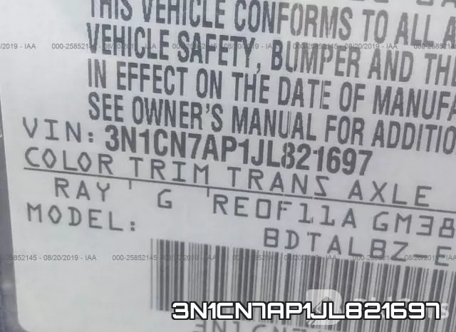 3N1CN7AP1JL821697 фото 10
