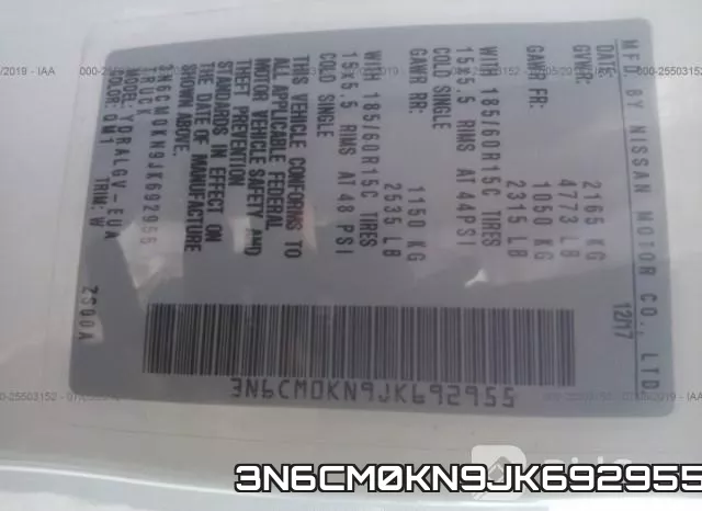 3N6CM0KN9JK692955 фото 10