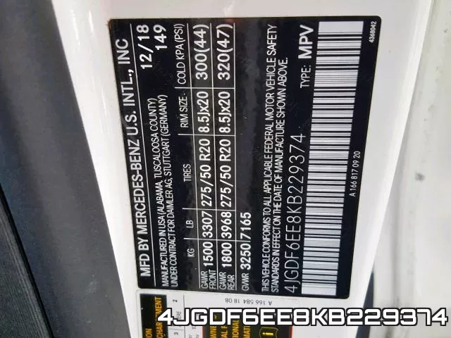 4JGDF6EE8KB229374 фото 2