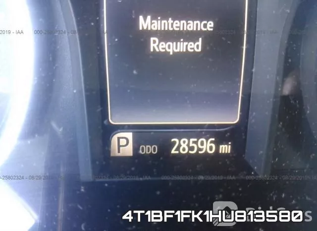 4T1BF1FK1HU813580 фото 8